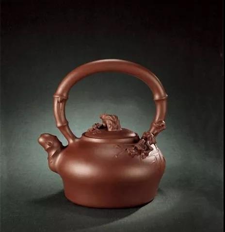 10種最美花器提梁壺，精美別致雕花紫砂壺!