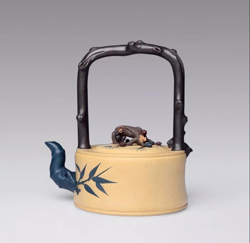 10種最美花器提梁壺，精美別致雕花紫砂壺!