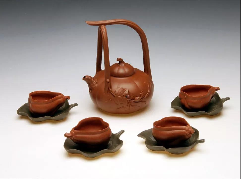 10種最美花器提梁壺，精美別致雕花紫砂壺!