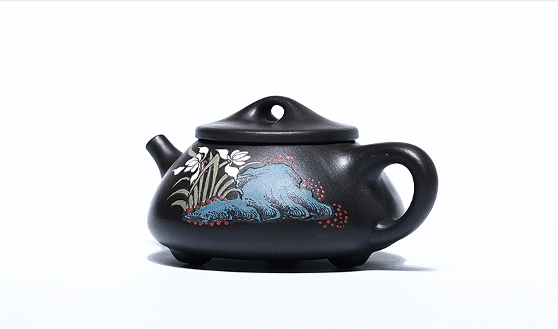 石瓢手工紫砂壺，精致典雅紫砂壺