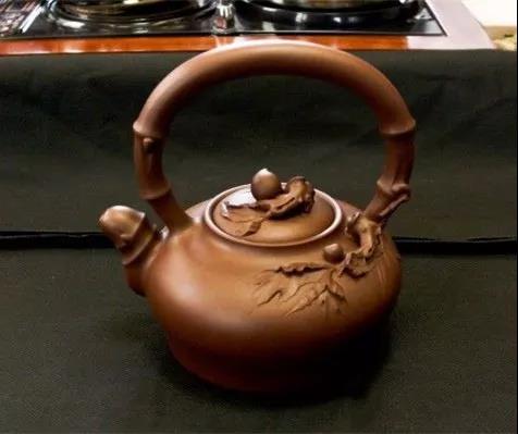 10種最美花器提梁壺，精美別致雕花紫砂壺!