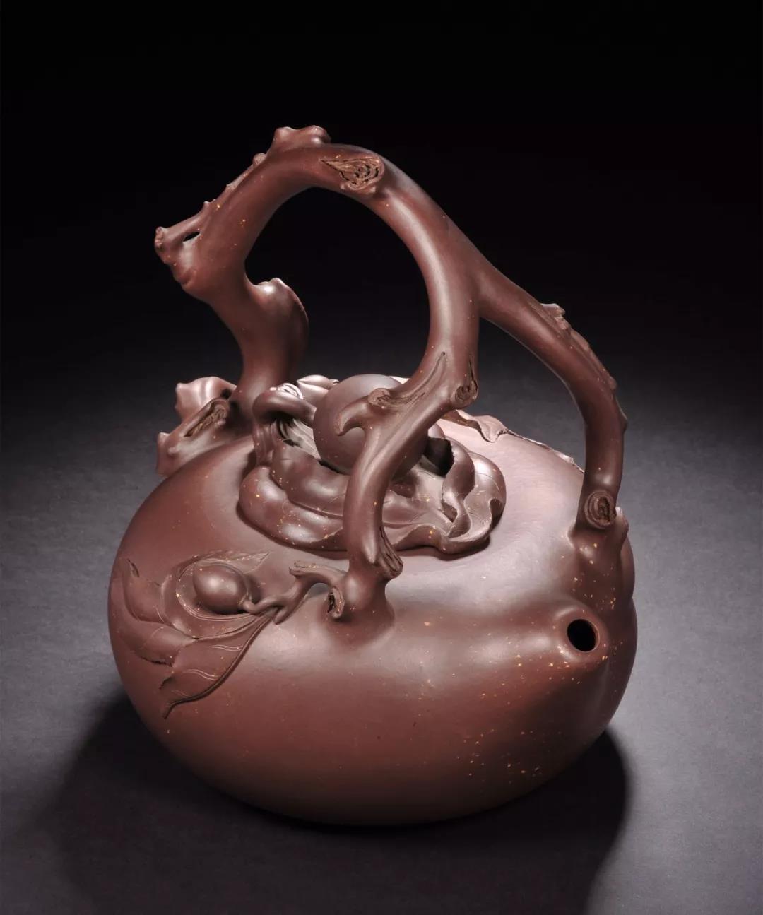 10種最美花器提梁壺，精美別致雕花紫砂壺!