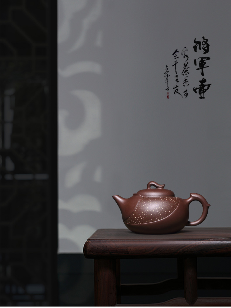 將軍壺紫砂壺，雅韻精美紫砂壺